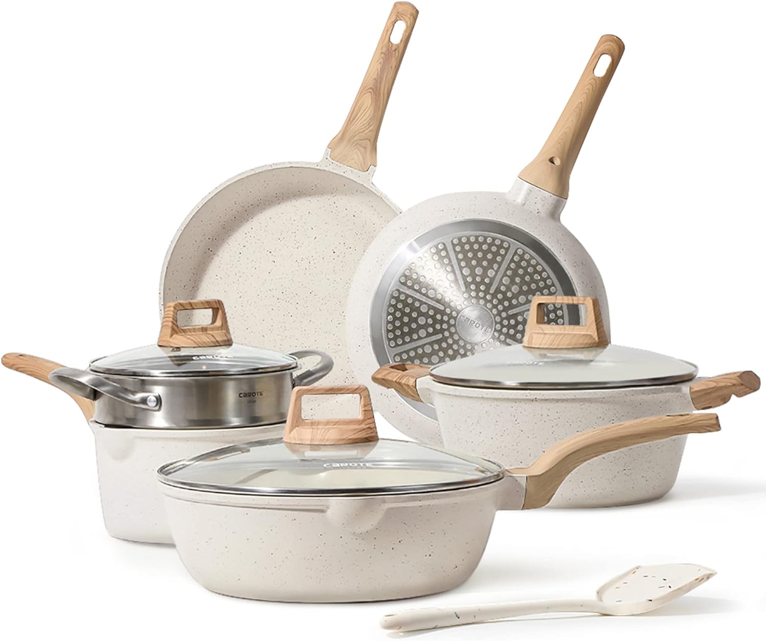 CAROTE Nonstick Granite Cookware Set